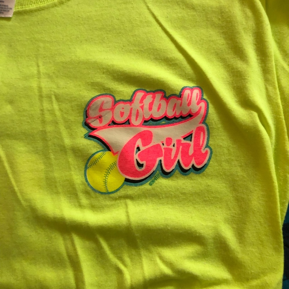 softball girl t-shirt